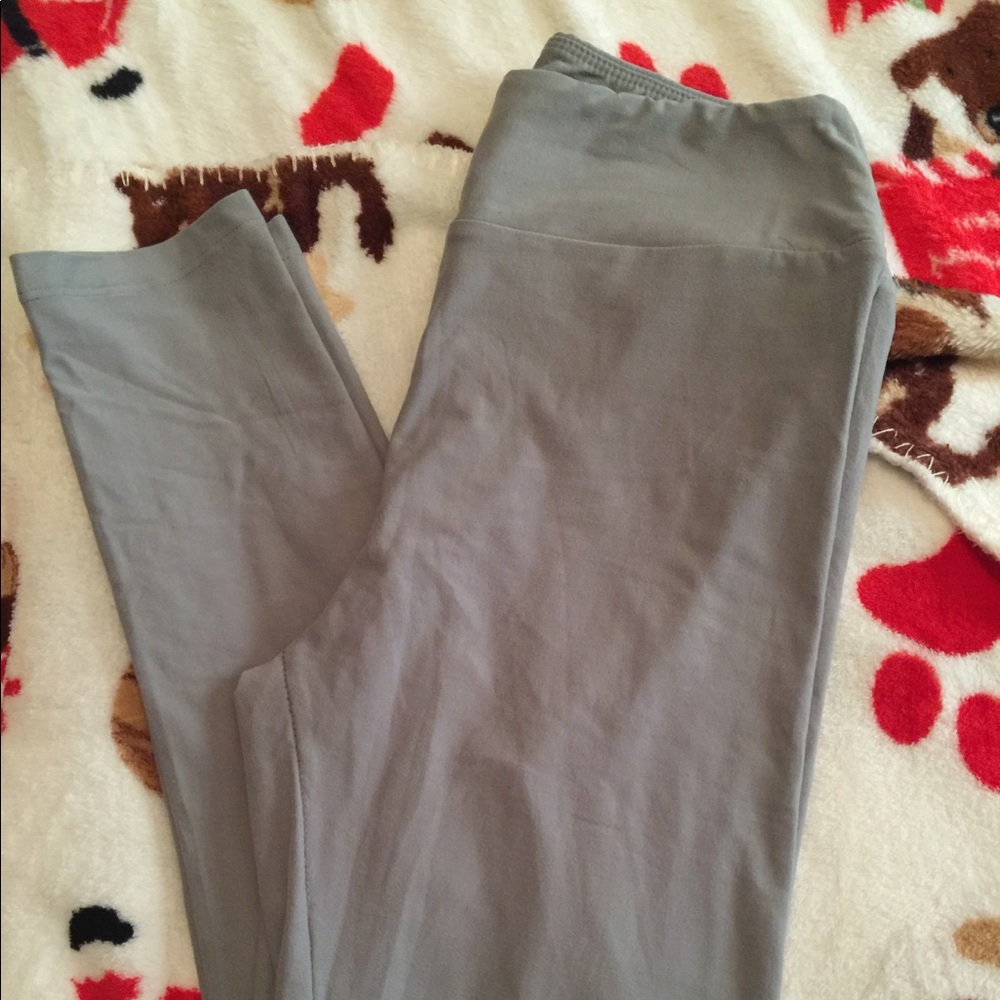 Lularoe Gray Leggings OS